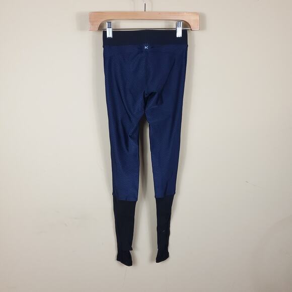 Koral Blue Chevron Vertex Stirrup Legging Women's Size XS - Picture 2 of 10
